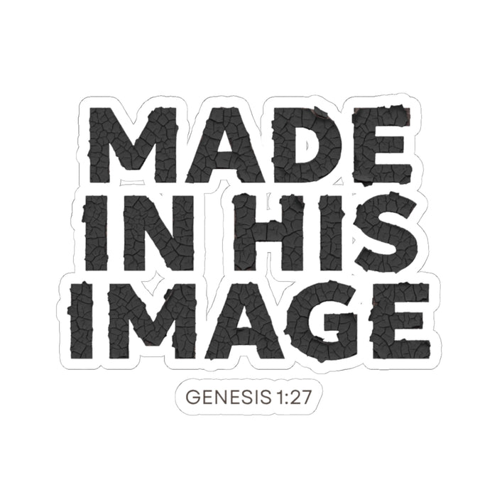 Made in His Image Sticker