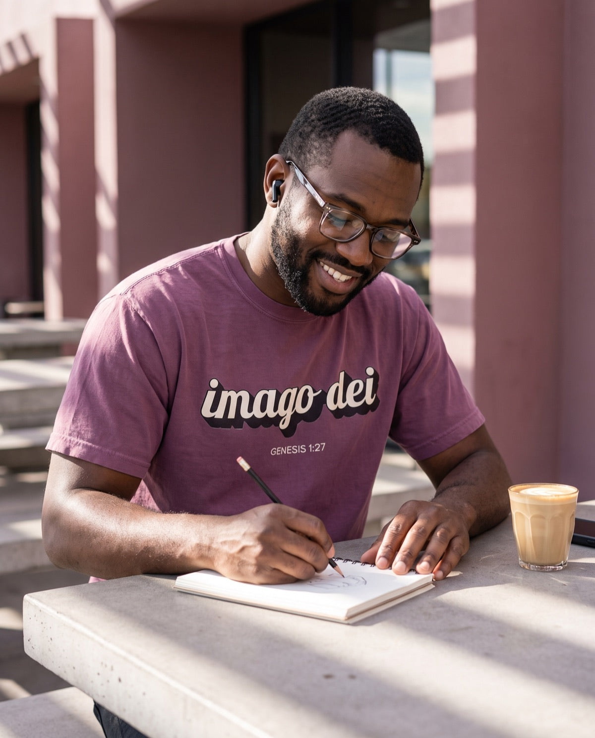Imago Dei (Genesis 1:27) T-shirt lifestyle photo