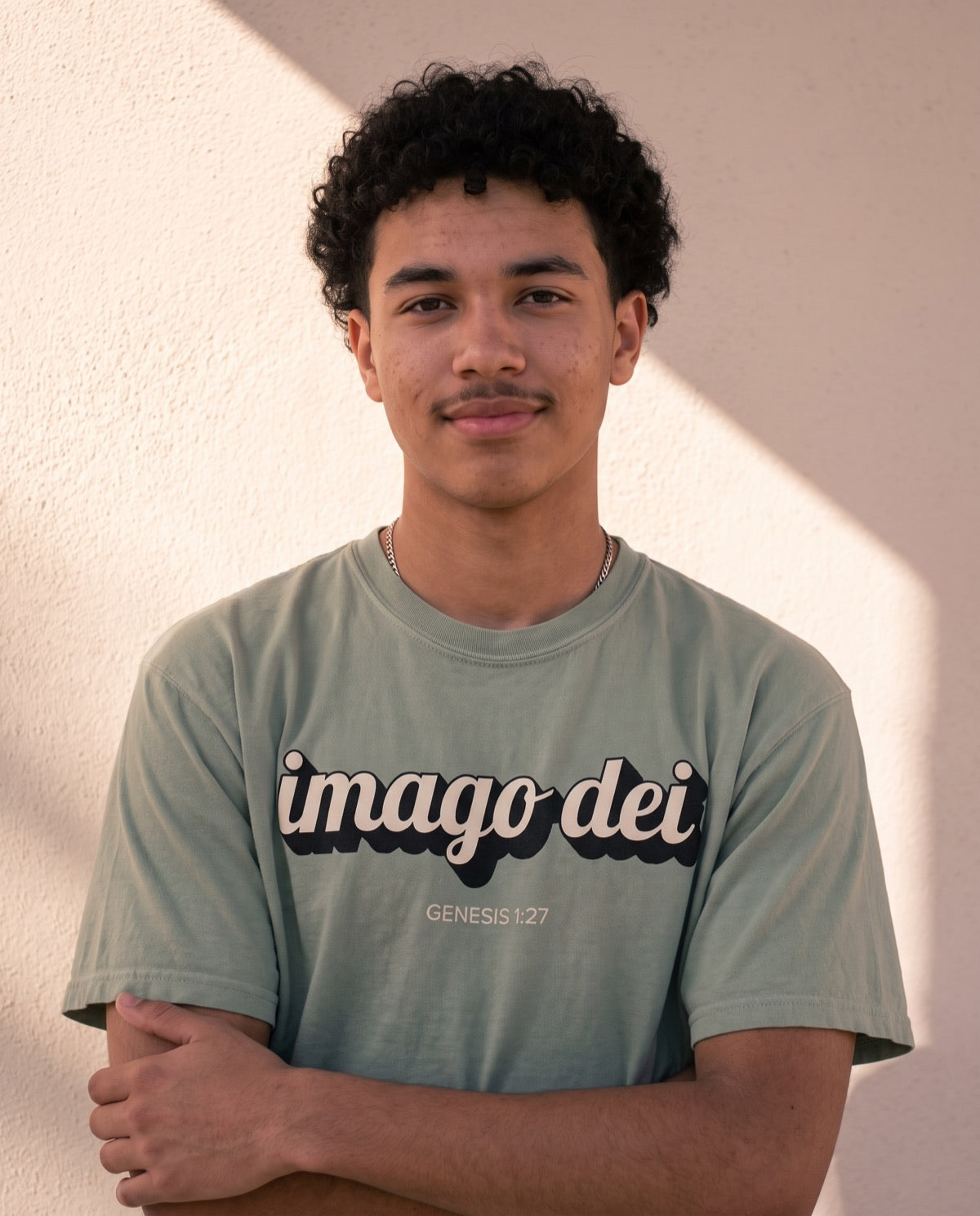 Imago Dei (Genesis 1:27) T-shirt lifestyle photo