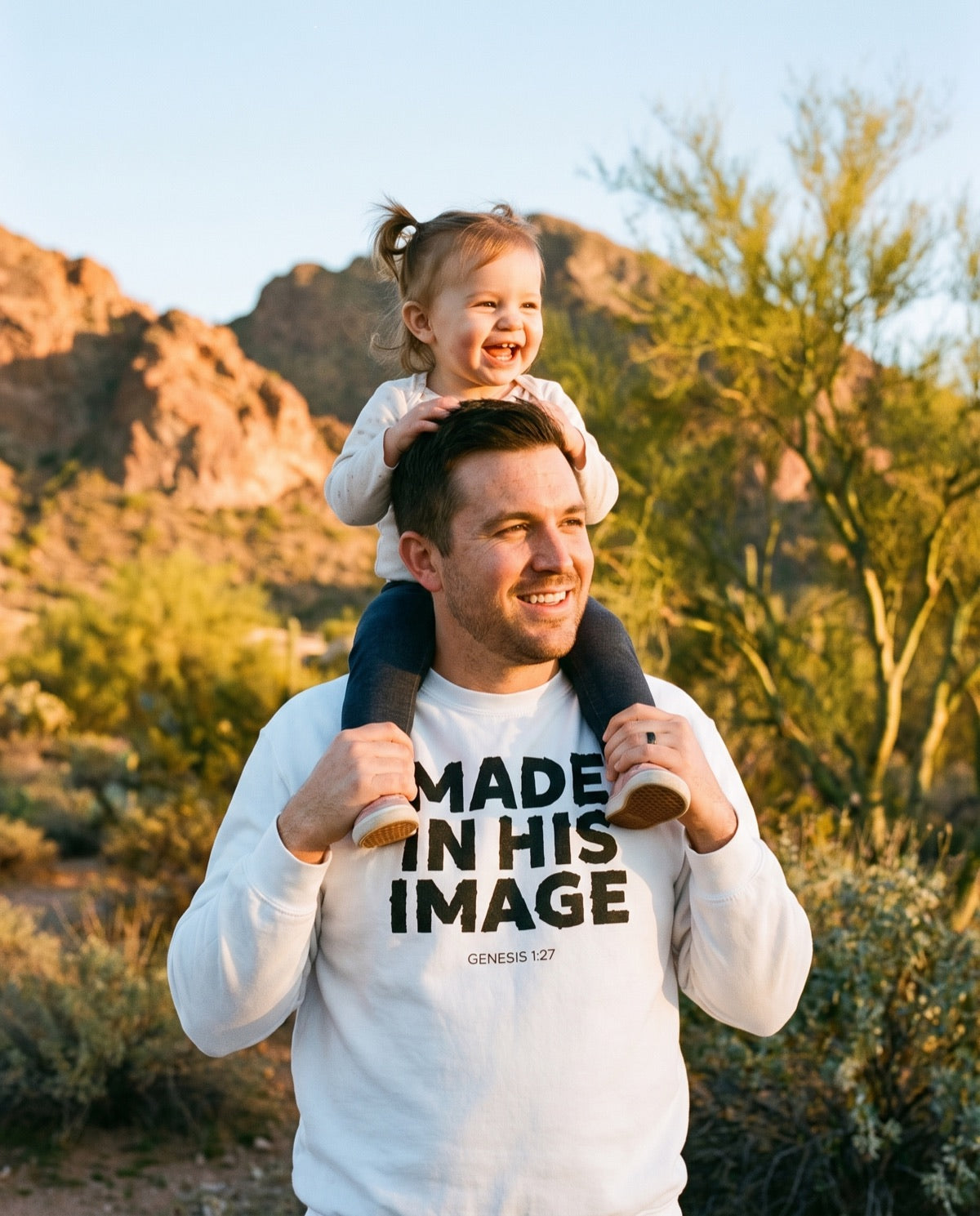 Made in His image Sweatshirt lifestyle photo