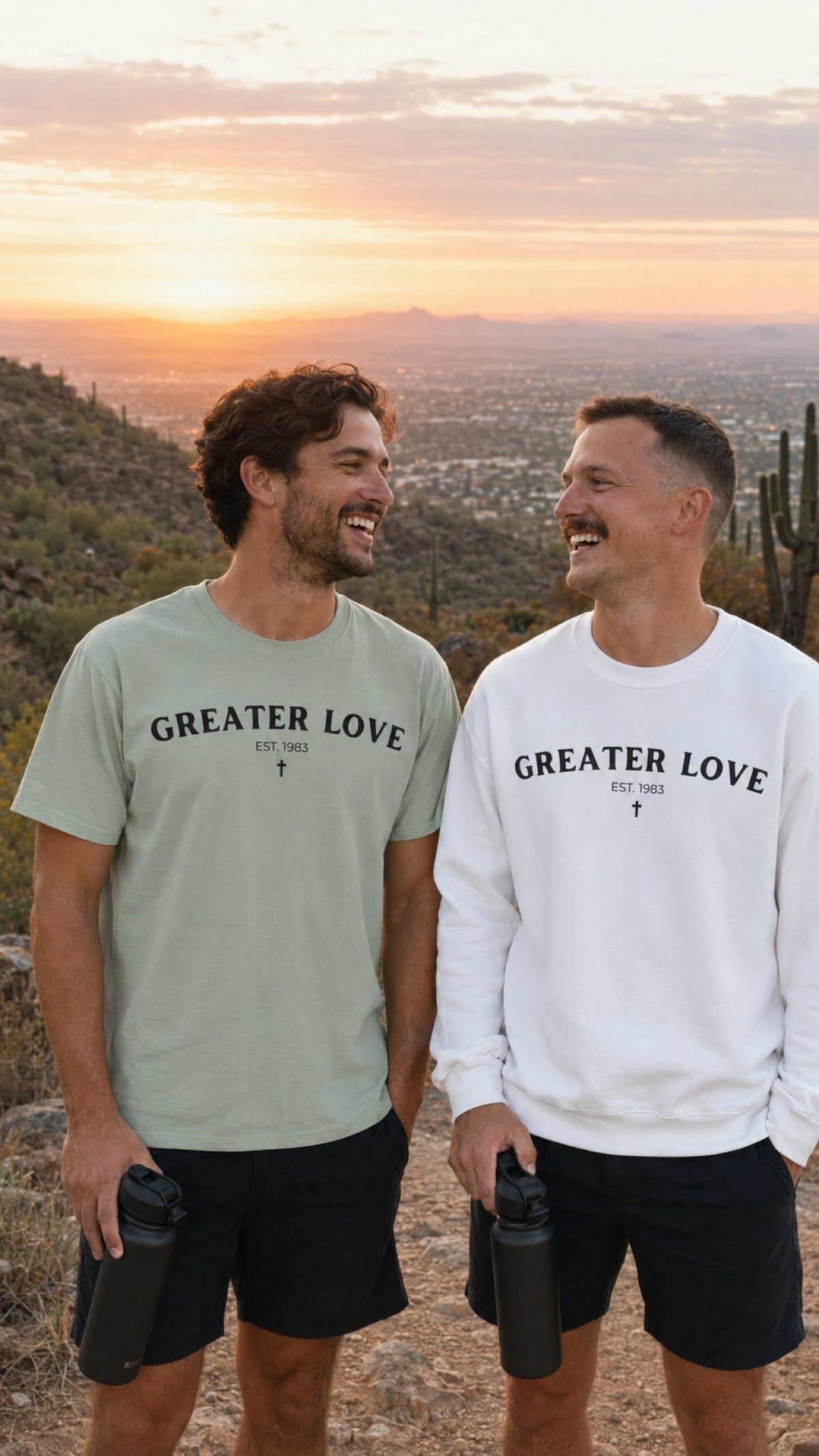 Greater Love 83 Sweatshirt lifestyle photo