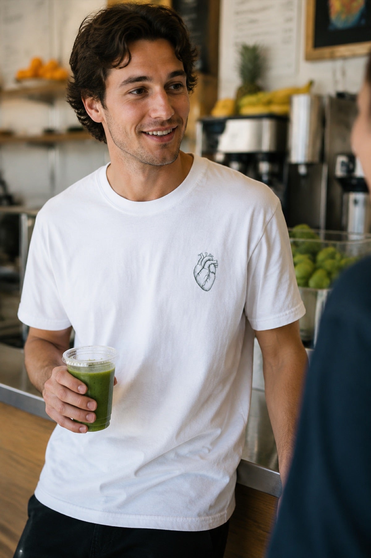 Heartbeat T-shirt lifestyle photo