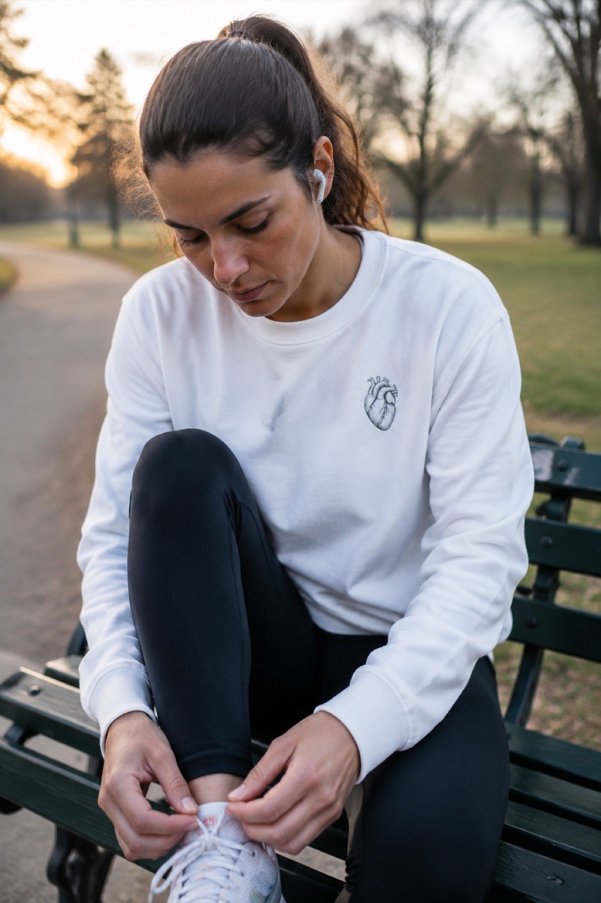 Heartbeat Sweatshirt lifestyle photo